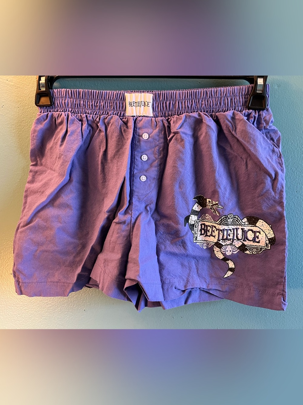 Beetlejuice Shorts or Pajama Bottoms Size Medium 8-10